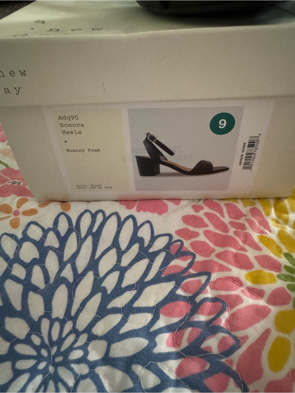 Nib size 9 a new day black heels - Picture 2 of 4